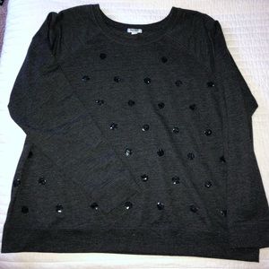 Old Navy sequined sweatshirt XXL